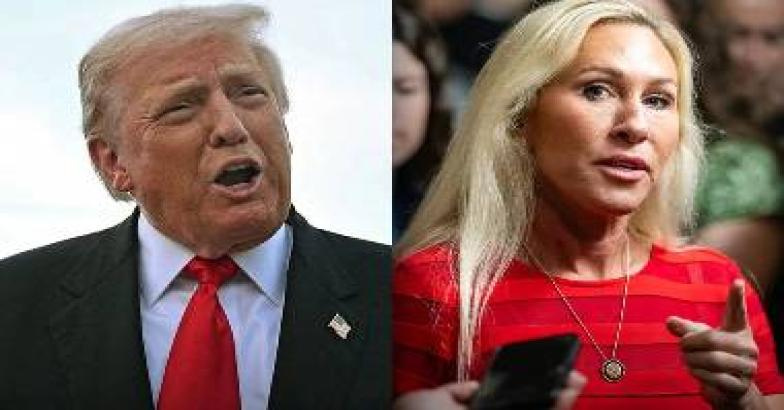 വെളിവില്ലാത്ത വിഡ്ഢി'; ടെയ്ലര്‍ ഗ്രീനിനുള്ള പിന്തുണ പിന്‍വലിച്ച് ട്രംപ്