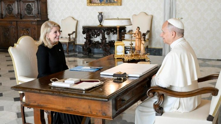 യുണിസെഫ് എക്സിക്യൂട്ടീവ് ഡയറക്ടർ പാപ്പായെ സന്ദർശിച്ചു