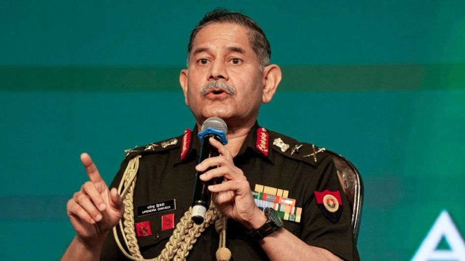 പാകിസ്ഥാൻ നിഴൽ യുദ്ധങ്ങളിലൂടെ ഇന്ത്യയിൽ അസ്ഥിരത വ്യാപിപ്പിക്കാൻ ശ്രമിക്കുന്നു: കരസേനാ മേധാവി ജനറൽ ഉപേന്ദ്ര ദ്വിവേദി