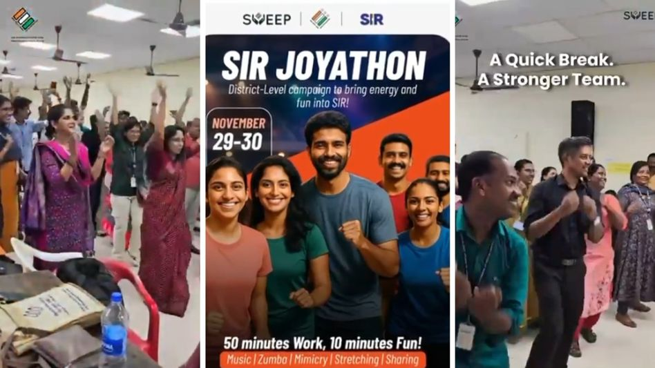 വർധിച്ചു വരുന്ന ബി.എൽ.ഒ. ആത്മഹത്യകൾക്കിടയിൽ തിരഞ്ഞെടുപ്പ് കമ്മീഷൻ്റെ സൂംബ ഡാൻസ് വീഡിയോ വിവാദത്തിൽ; 'ലജ്ജാകരം' എന്ന് പ്രതിപക്ഷം