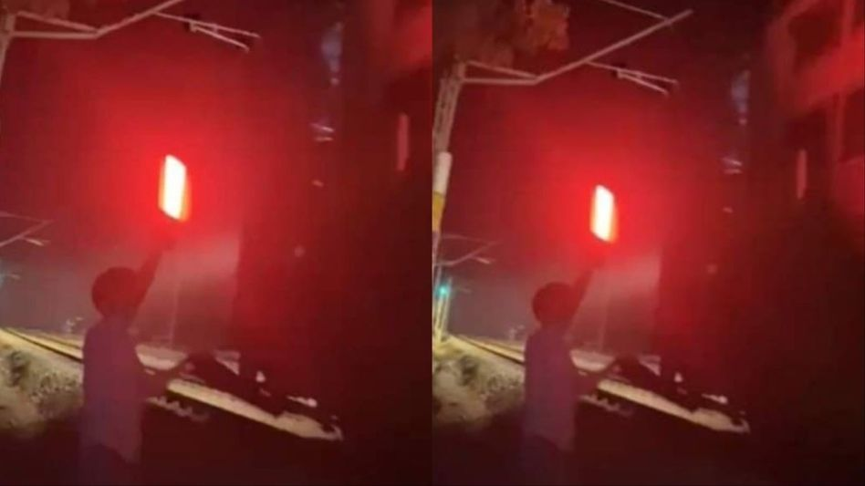 റീൽസ് ചിത്രീകരിക്കാൻ ചുവന്ന വെളിച്ചം കാണിച്ച് ട്രെയിൻ തടഞ്ഞു; രണ്ട് യുവാക്കൾക്കെതിരെ കേസ്