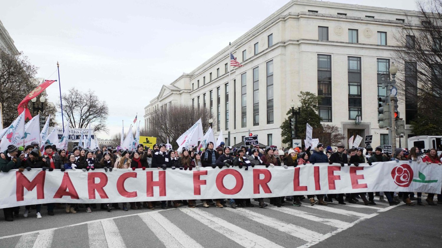 Pope to US March for Life: Healthy societies protect human life