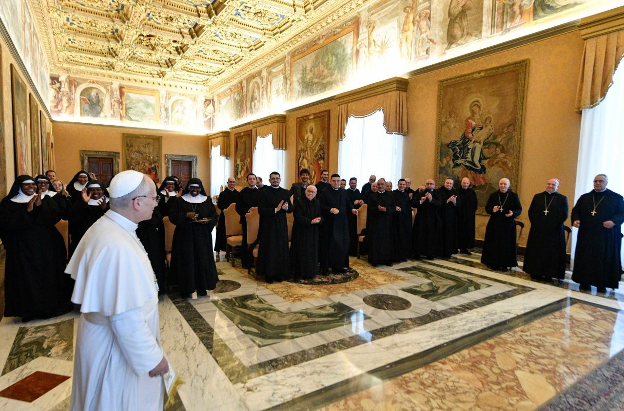 Pope thanks Benedictine religious for the good they do for the Church