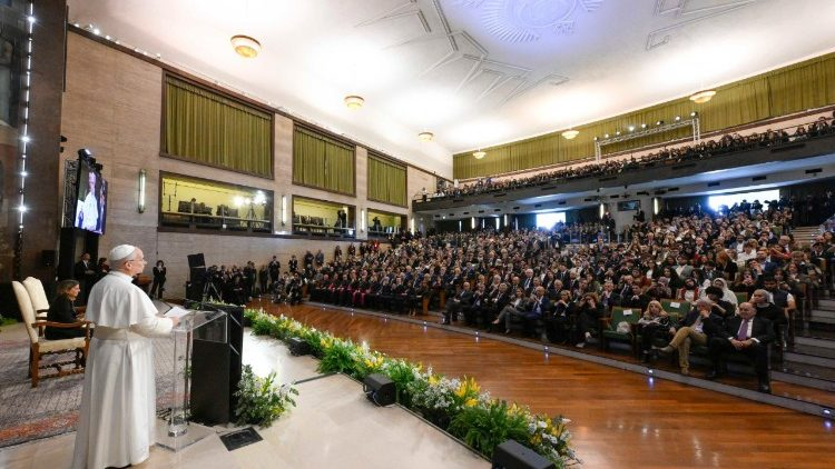 Pope Leo to Rome's Sapienza University: ‘Be artisans of true peace’