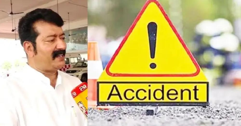 ചങ്ങനാശേരിയിലെ നിയുക്ത എംഎല്‍എ വിനു ജോബിന്റെ വാഹനം അപകടത്തില്‍പ്പെട്ടു; രണ്ട് കോണ്‍ഗ്രസ് പ്രവര്‍ത്തകര്‍ക്ക് പരിക്ക്