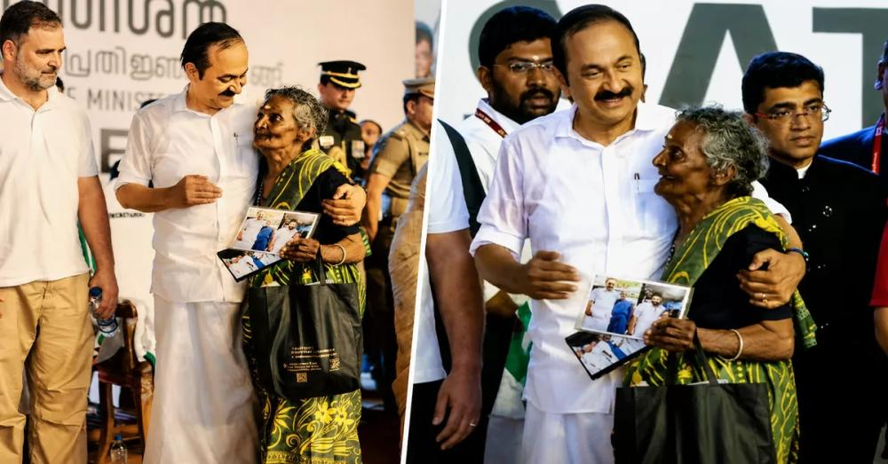 അവൻ എന്റെ മകൻ തന്നെ'!’; മുഖ്യമന്ത്രി വി.ഡി സതീശനെ നെഞ്ചോട് ചേർത്ത് അമ്മാളു അമ്മ