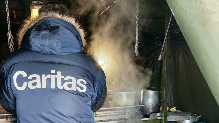 Ukraine: Caritas supporting displaced people at the Belarus border