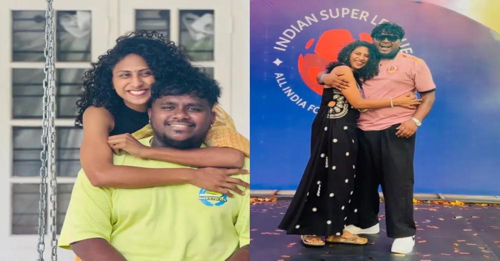 ഐ.എം. വിജയന്റെ മകൻ ആരോമൽ വിജയനും റോമി വിക്ടോറിയയും വിവാഹിതരാകുന്നു
