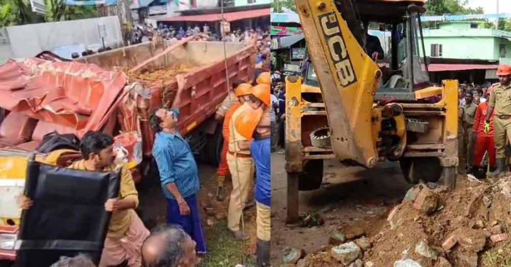 കൊട്ടാരക്കര ടിപ്പർ അപകടത്തിൽ പരിക്കേറ്റ കുട്ടി ഗുരുതരാവസ്ഥയിൽ
