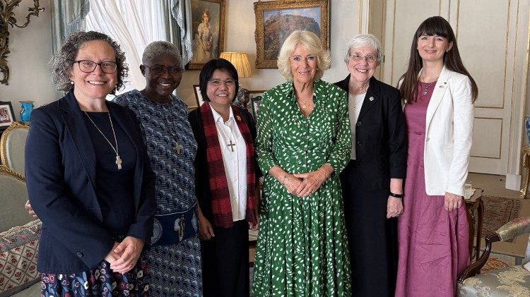 Queen Camilla hears Catholic Sisters' witness from the world's frontlines