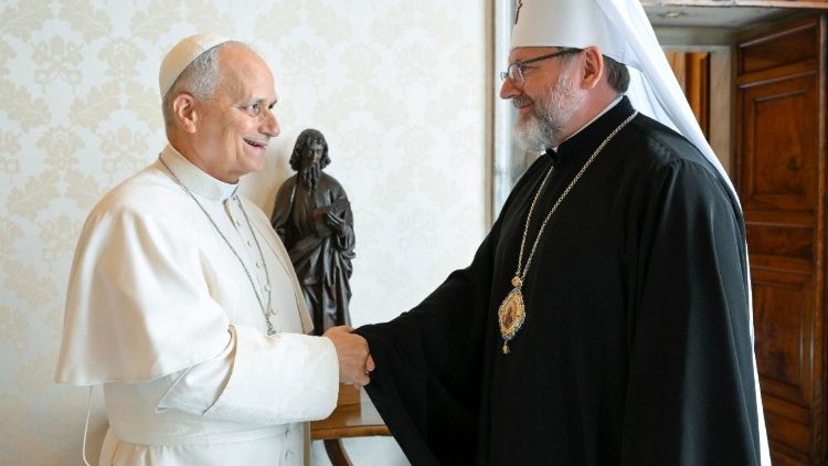 Shevchuk brings ‘Ukraine’s prayers’ and list of prisoners to Pope Leo